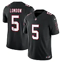 Zennovawear Men's Atlanta Falcons Drake London Black Vapor F.U.S.E. Limited Jersey