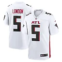 Zennovawear Men's Atlanta Falcons Drake London White Away Game Player Jersey