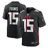 Zennovawear Men's Atlanta Falcons Feleipe Franks Black Game Jersey