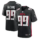 Zennovawear Men's Atlanta Falcons Joe Gaziano Black Team Game Jersey