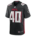 Zennovawear Men's Atlanta Falcons Keith Smith Black Game Jersey