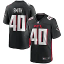 Zennovawear Men's Atlanta Falcons Keith Smith Black Game Jersey