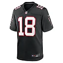 Zennovawear Men's Atlanta Falcons Kirk Cousins Black Alternate Game Player Jersey