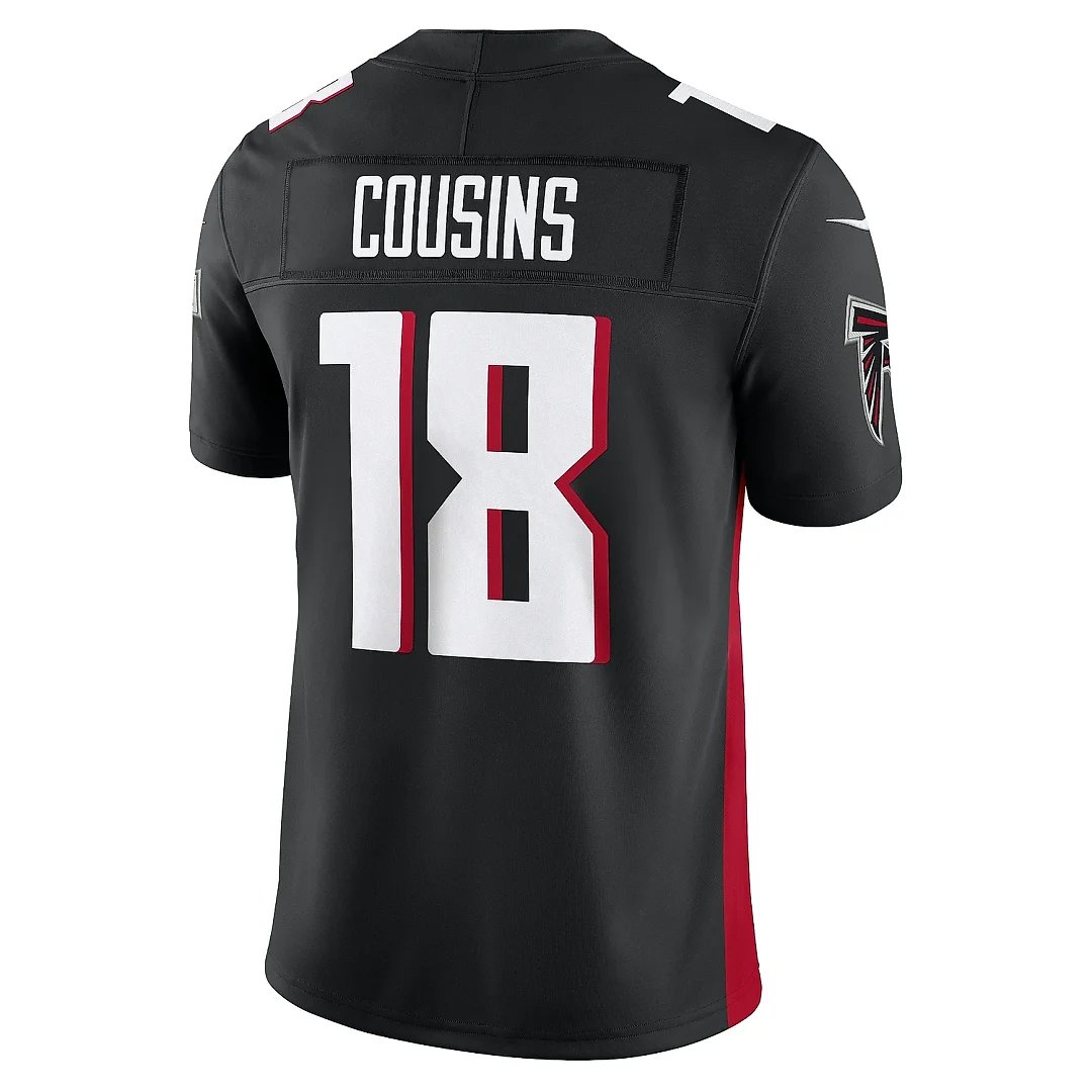 Zennovawear Men's Atlanta Falcons Kirk Cousins Black Vapor F.U.S.E. Limited Jersey
