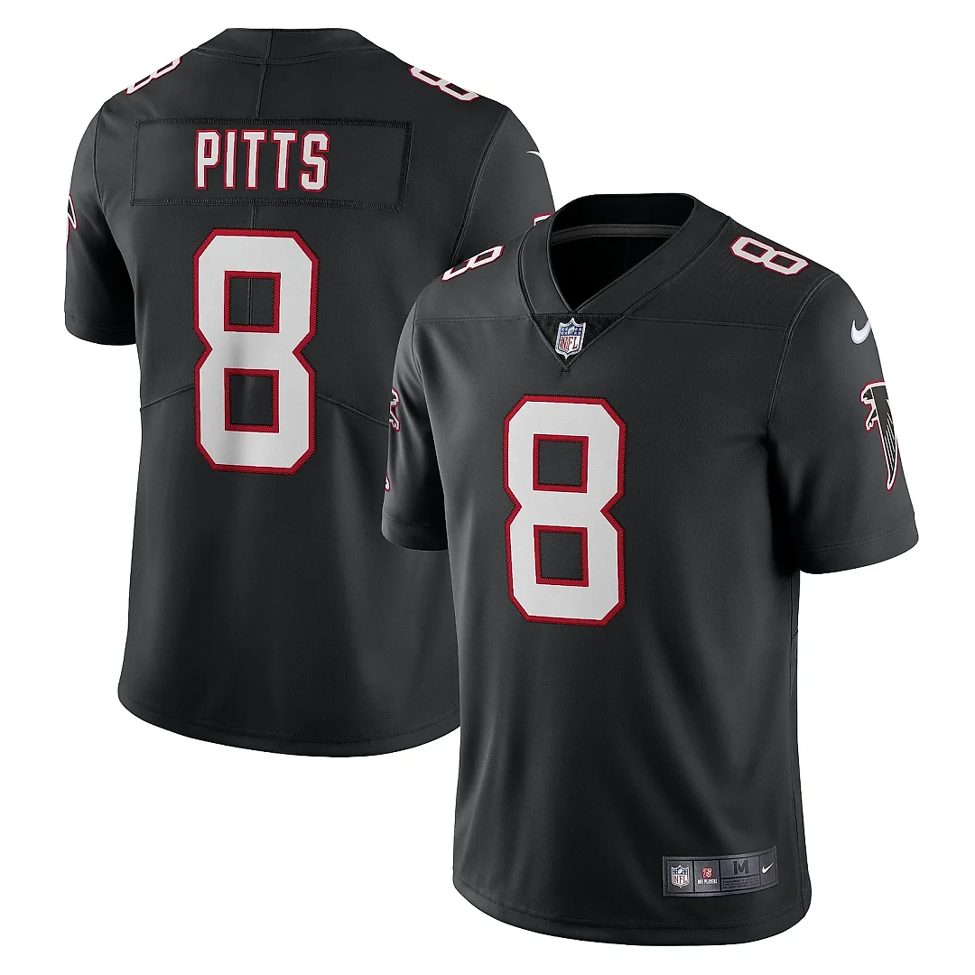 Zennovawear Men's Atlanta Falcons Kyle Pitts Black Alternate Vapor Limited Jersey