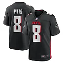 Zennovawear Men's Atlanta Falcons Kyle Pitts Black Game Jersey