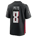 Zennovawear Men's Atlanta Falcons Kyle Pitts Black Game Jersey