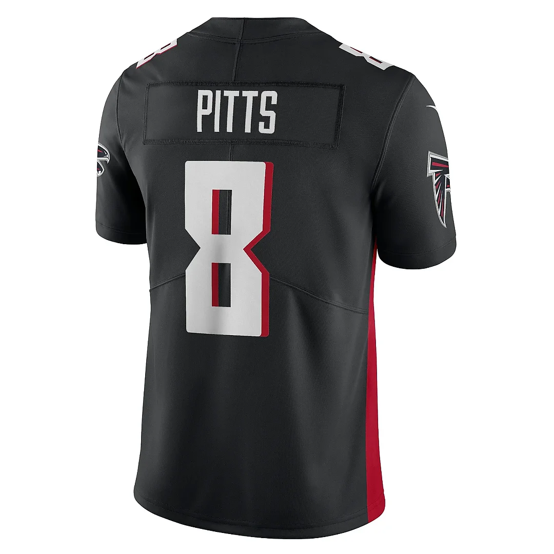 Zennovawear Men's Atlanta Falcons Kyle Pitts Black Vapor Limited Jersey