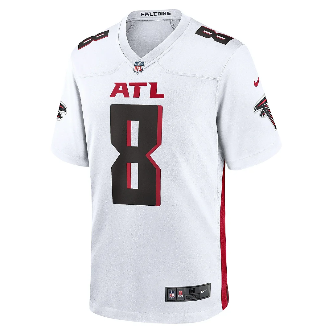 Zennovawear Men's Atlanta Falcons Kyle Pitts White Game Player Jersey