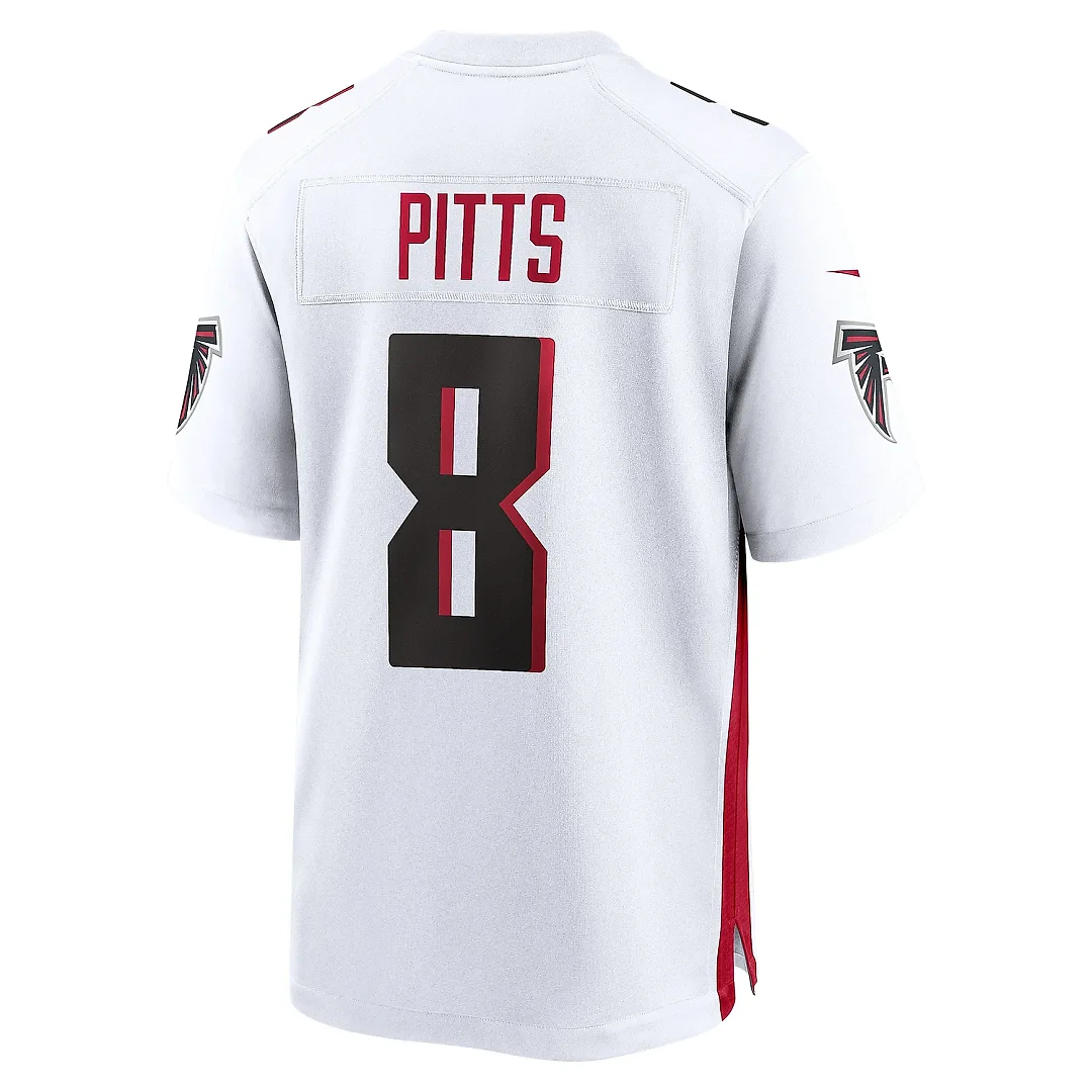 Zennovawear Men's Atlanta Falcons Kyle Pitts White Game Player Jersey