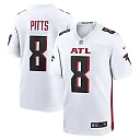 Zennovawear Men's Atlanta Falcons Kyle Pitts White Game Player Jersey