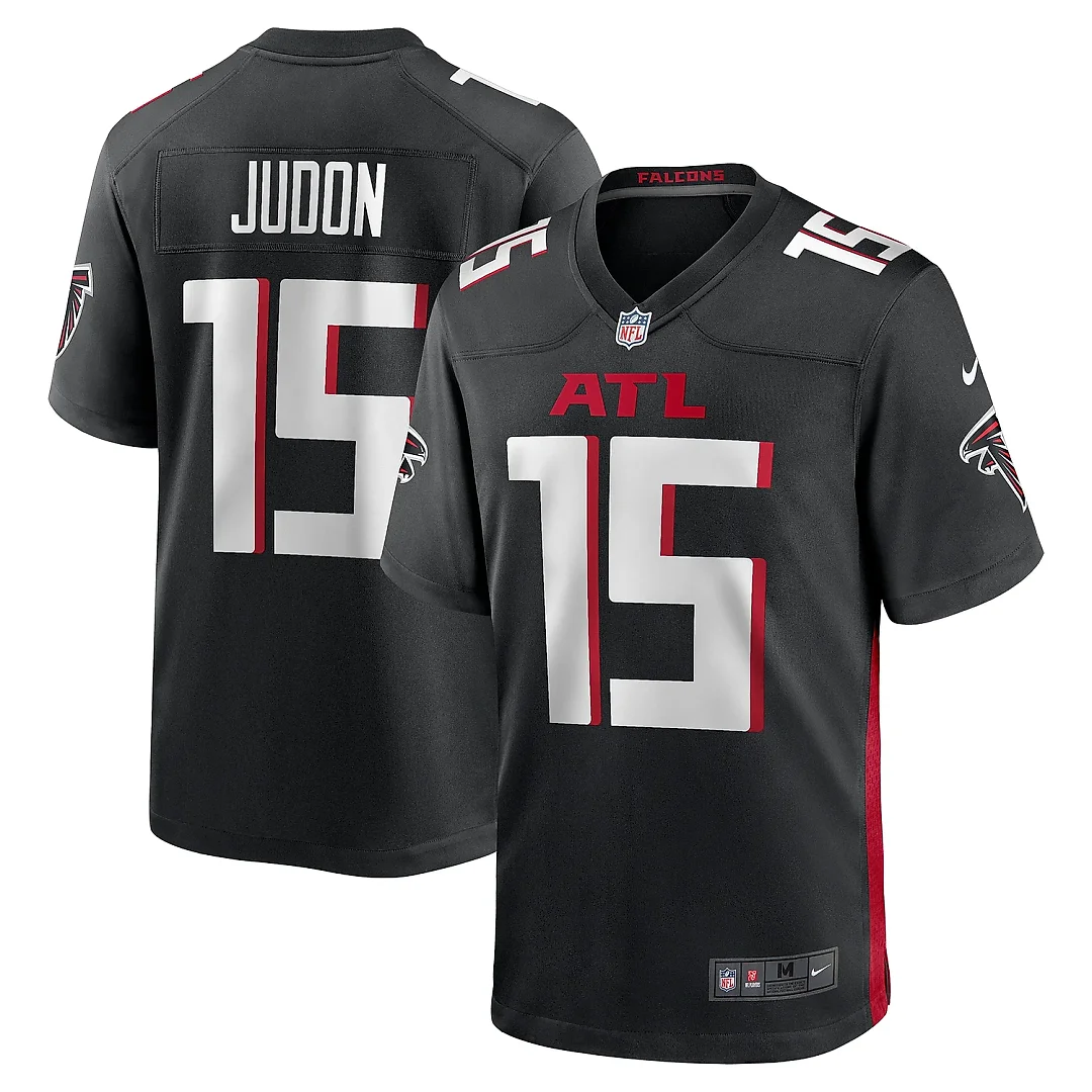 Zennovawear Men's Atlanta Falcons Matthew Judon Black Player Game Jersey