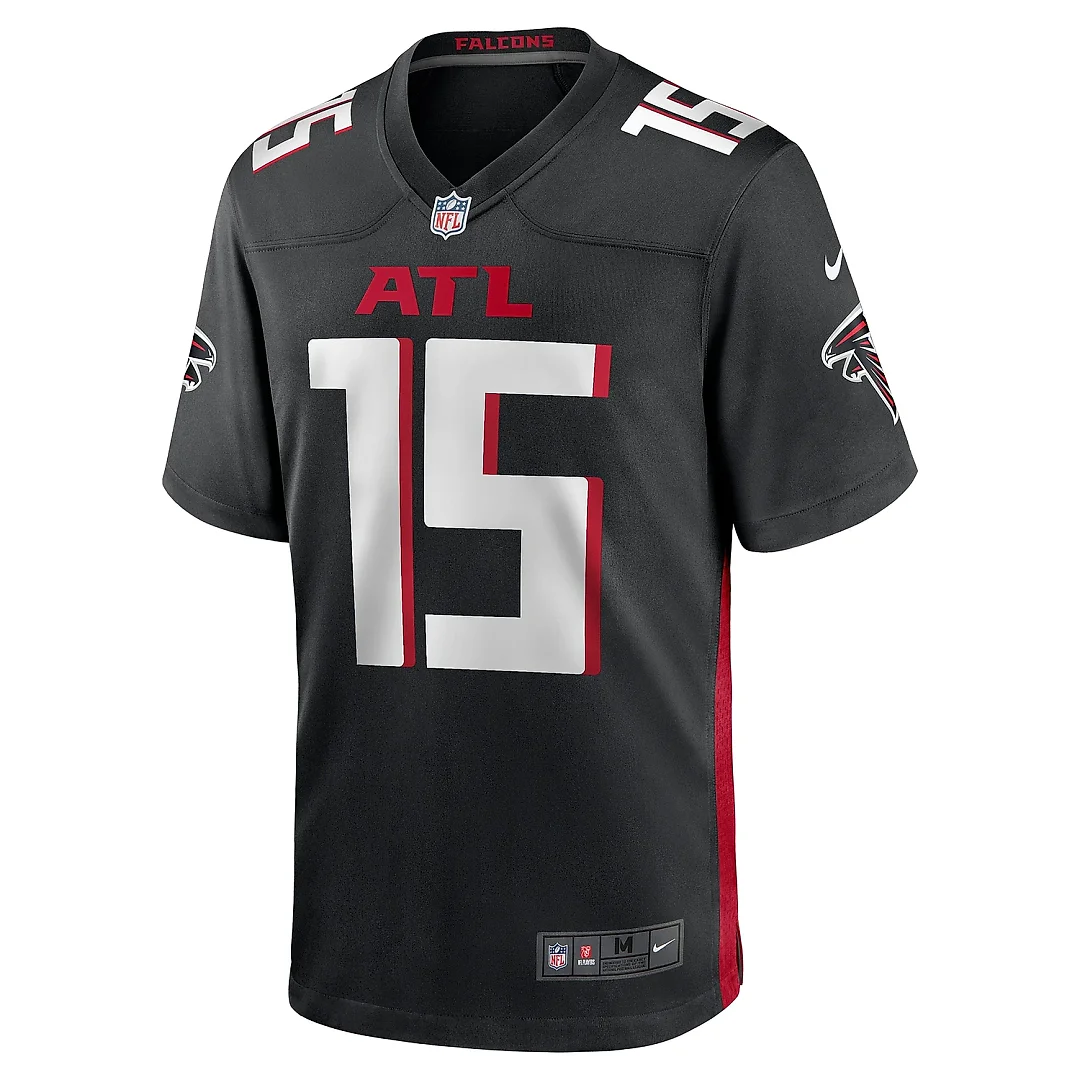 Zennovawear Men's Atlanta Falcons Matthew Judon Black Player Game Jersey