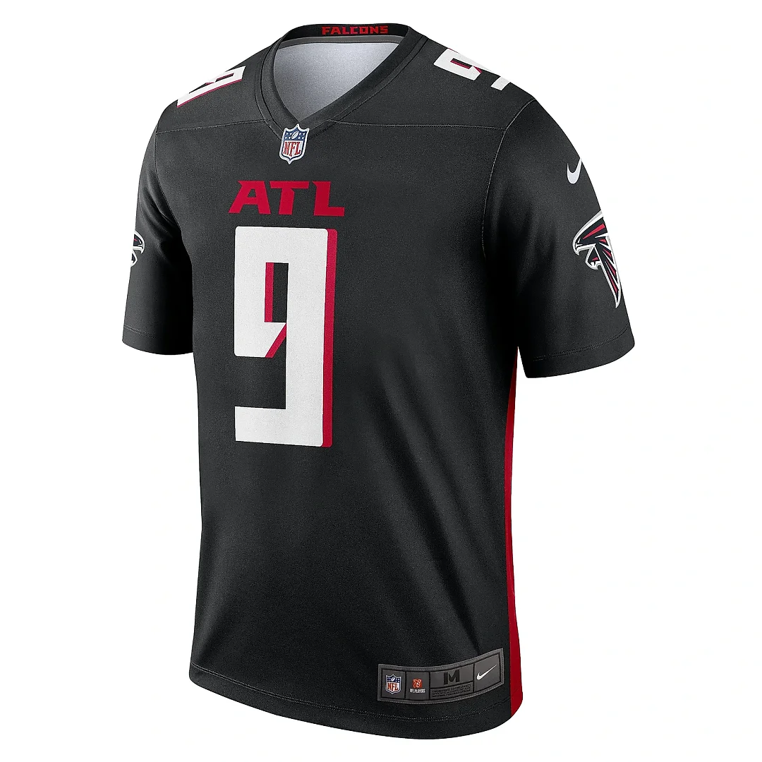 Zennovawear Men's Atlanta Falcons Michael Penix Jr. Black Team Legend Player Performance Top