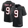 Zennovawear Men's Atlanta Falcons Michael Penix Jr. Black Throwback Game Jersey