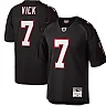 Zennovawear Men's Atlanta Falcons Michael Vick Mitchell & Ness Black Big & Tall 2002 Retired Player Jersey