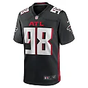 Zennovawear Men's Atlanta Falcons Ruke Orhorhoro Black Team Game Jersey