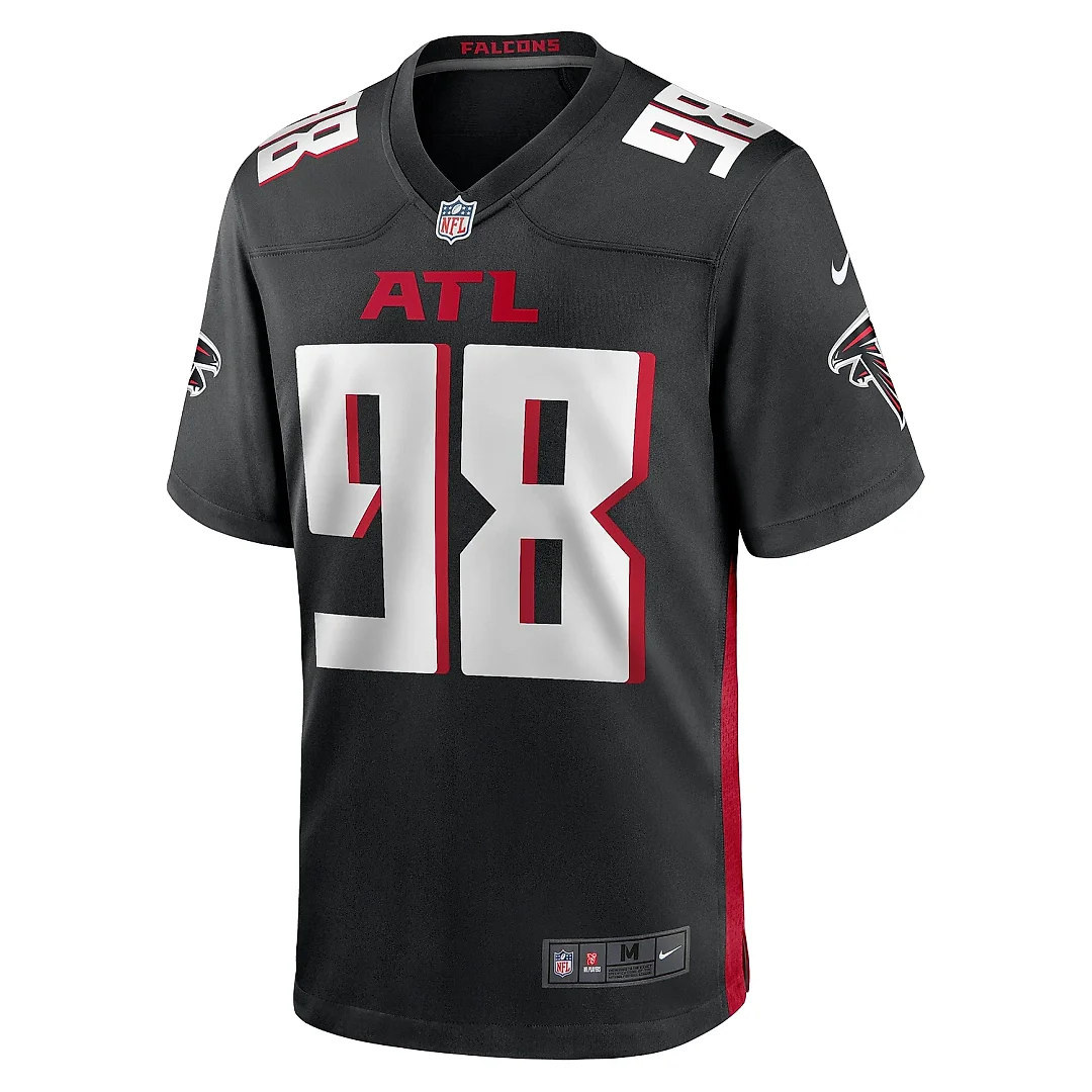 Zennovawear Men's Atlanta Falcons Timmy Horne Black Game Player Jersey