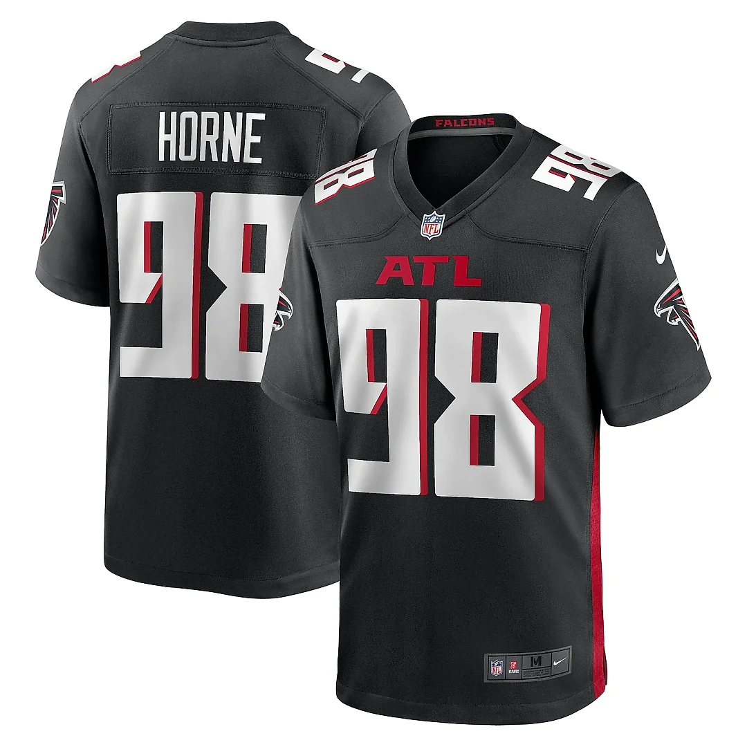 Zennovawear Men's Atlanta Falcons Timmy Horne Black Game Player Jersey