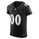 Zennovawear Men's Baltimore Ravens Black Vapor F.U.S.E. Elite Custom Jersey