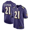 Zennovawear Men's Baltimore Ravens Brandon Stephens Purple Game Jersey