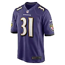Zennovawear Men's Baltimore Ravens Dalvin Cook Purple Game Jersey