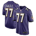 Zennovawear Men's Baltimore Ravens Daniel Faalele Purple Player Game Jersey