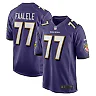 Zennovawear Men's Baltimore Ravens Daniel Faalele Purple Player Game Jersey
