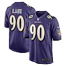 Zennovawear Men's Baltimore Ravens David Ojabo Purple Player Game Jersey