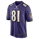 Zennovawear Men's Baltimore Ravens Devontez Walker Purple Team Game Jersey