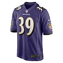Zennovawear Men's Baltimore Ravens Duron Harmon Purple Game Jersey