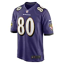 Zennovawear Men's Baltimore Ravens Isaiah Likely Purple Player Game Jersey