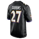 Zennovawear Men's Baltimore Ravens J.K. Dobbins Black Game Jersey