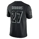 Zennovawear Men's Baltimore Ravens J.K. Dobbins Black RFLCTV Limited Jersey