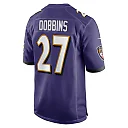 Zennovawear Men's Baltimore Ravens J.K. Dobbins Purple Game Jersey