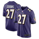 Zennovawear Men's Baltimore Ravens J.K. Dobbins Purple Game Team Jersey