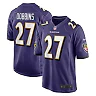 Zennovawear Men's Baltimore Ravens J.K. Dobbins Purple Game Team Jersey