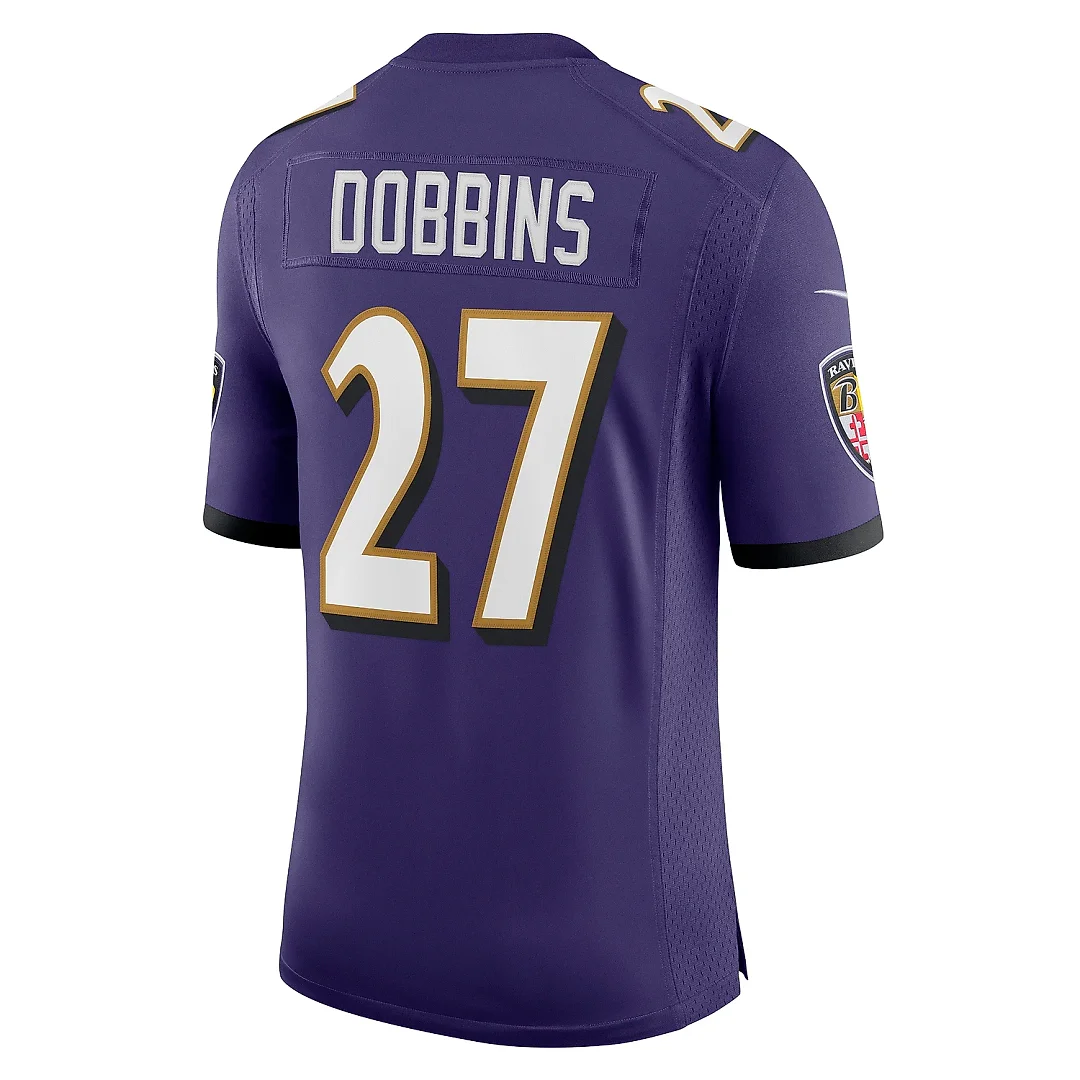 Zennovawear Men's Baltimore Ravens J.K. Dobbins Purple Vapor Limited Jersey