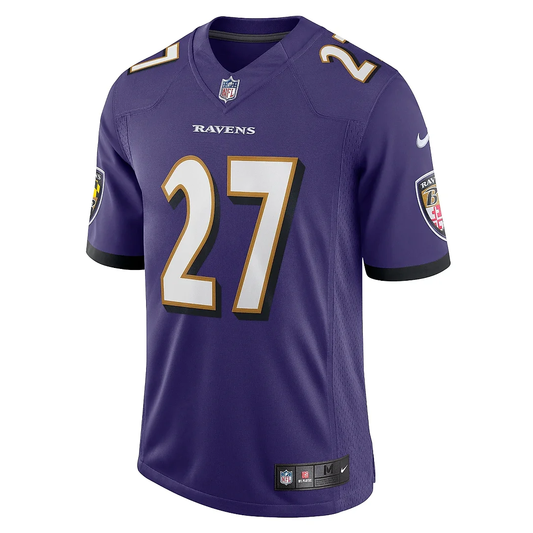 Zennovawear Men's Baltimore Ravens J.K. Dobbins Purple Vapor Limited Jersey