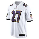 Zennovawear Men's Baltimore Ravens J.K. Dobbins White Game Jersey