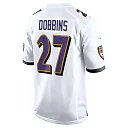 Zennovawear Men's Baltimore Ravens J.K. Dobbins White Game Jersey