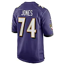 Zennovawear Men's Baltimore Ravens Josh Jones Purple Team Game Jersey