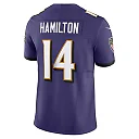 Zennovawear Men's Baltimore Ravens Kyle Hamilton Purple Vapor F.U.S.E. Limited Jersey