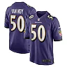 Zennovawear Men's Baltimore Ravens Kyle Van Noy Purple Game Jersey