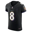 Zennovawear Men's Baltimore Ravens Lamar Jackson Black Alternate Vapor F.U.S.E. Elite Jersey