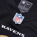 Zennovawear Men's Baltimore Ravens Lamar Jackson Black Alternate Game Jersey