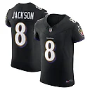 Zennovawear Men's Baltimore Ravens Lamar Jackson Black Alternate Vapor F.U.S.E. Elite Jersey