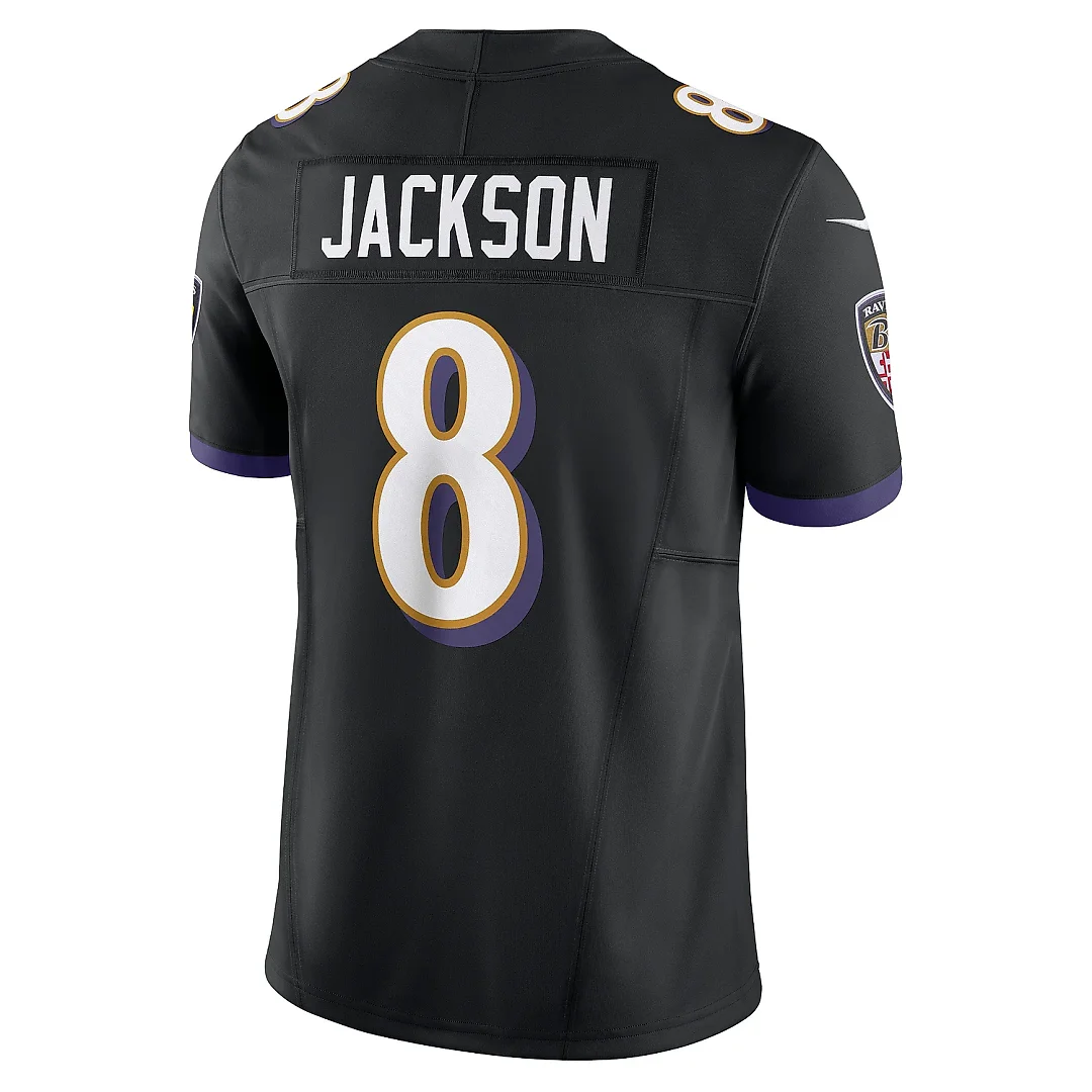 Zennovawear Men's Baltimore Ravens Lamar Jackson Black Vapor F.U.S.E. Limited Jersey