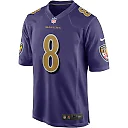 Zennovawear Men's Baltimore Ravens Lamar Jackson Purple Alternate Game Jersey