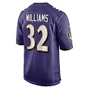 Zennovawear Men's Baltimore Ravens Marcus Williams Purple Player Game Jersey